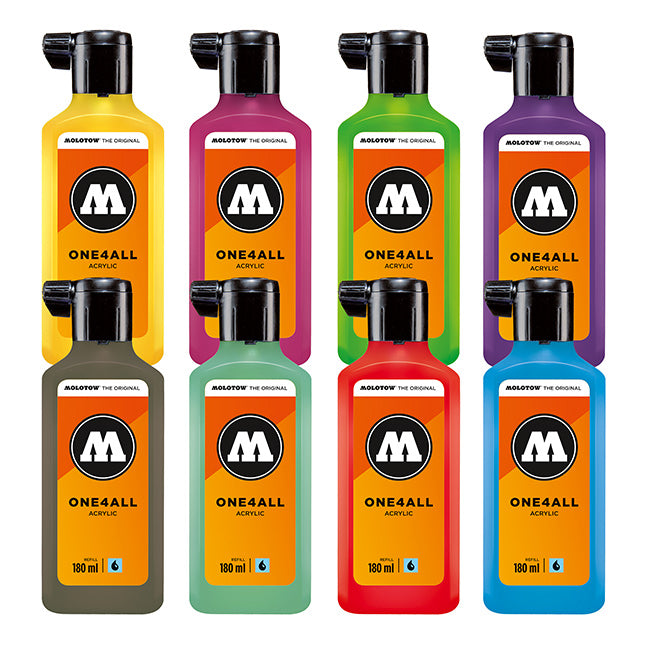 Molotow One4All HS Acrylic Refill Paint 180ml [Molotow Refills]