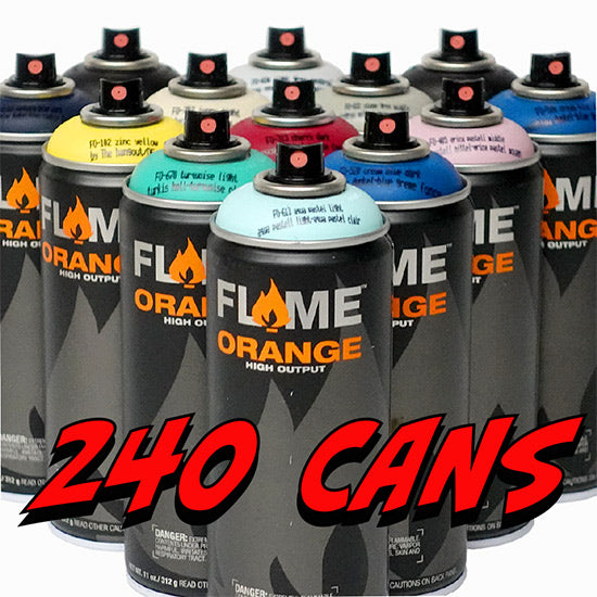 Flame Orange High Pressure 240-Can Pack