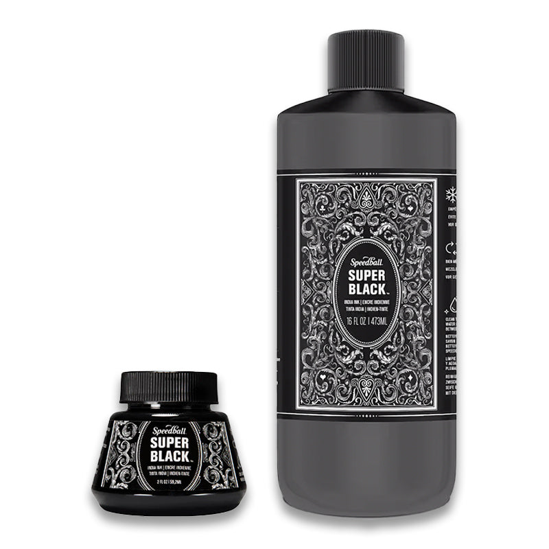 Speedball Super Black India Ink 2oz